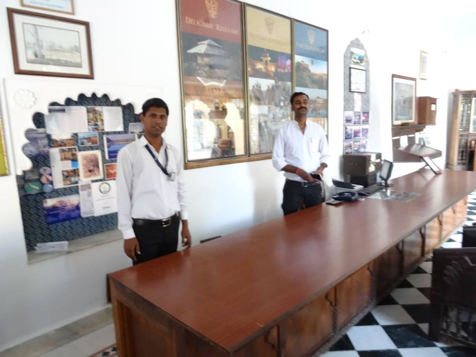 Rezeption Hotel Deogarh Mahal