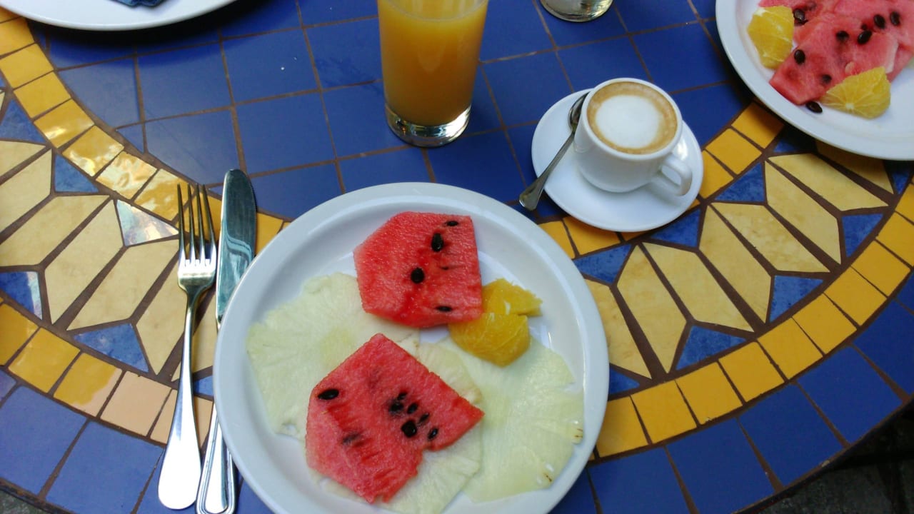 Frühstück - Obst Hostal Beltran de Santa Cruz