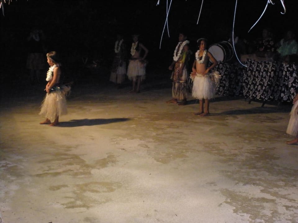 Abendshow im Restaurant Aitutaki Lagoon Resort & Spa