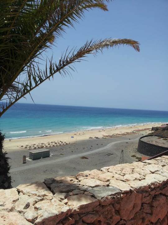 Blick auf den Strand direkt unterhalb des Hotels Club Jandia Princess