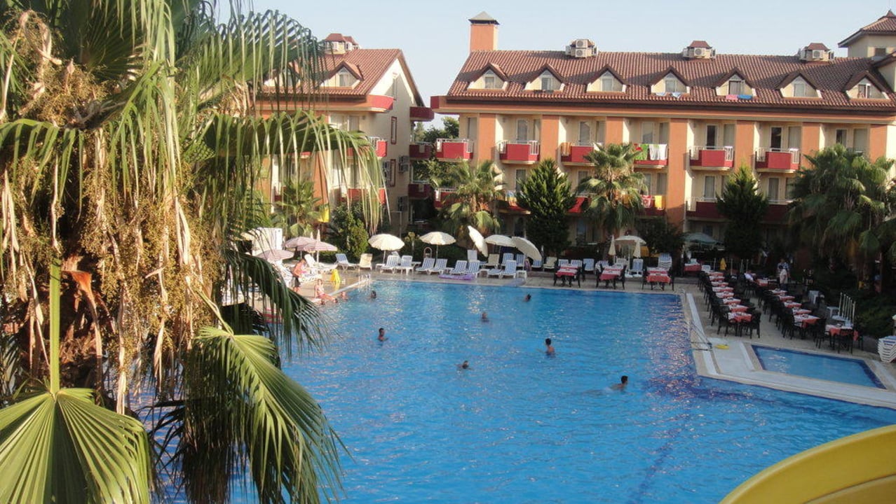 Ausblick von den Rutschen Hotel Orfeus Park