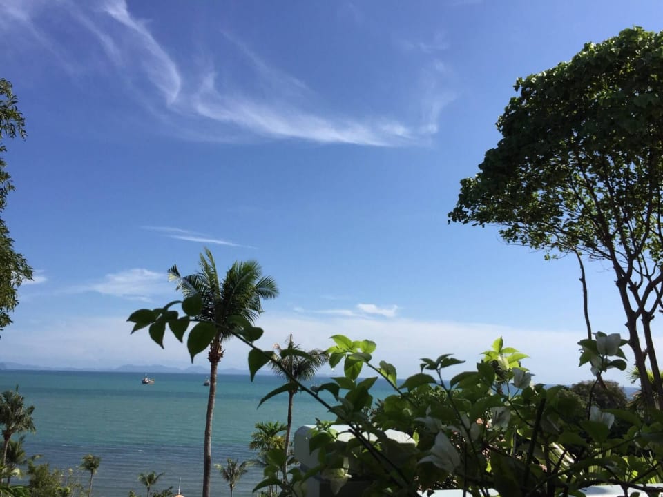 Ausblick Frühstücks-Tisch Amatara Welleisure Resort