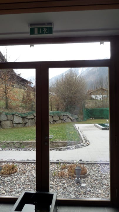 Zugestellter Notausgang im Wellnessbereich ACTIVE by Leitner's|Natur&LifestyleHotel