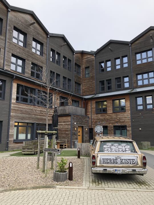 Außenansicht Bretterbude Heiligenhafen