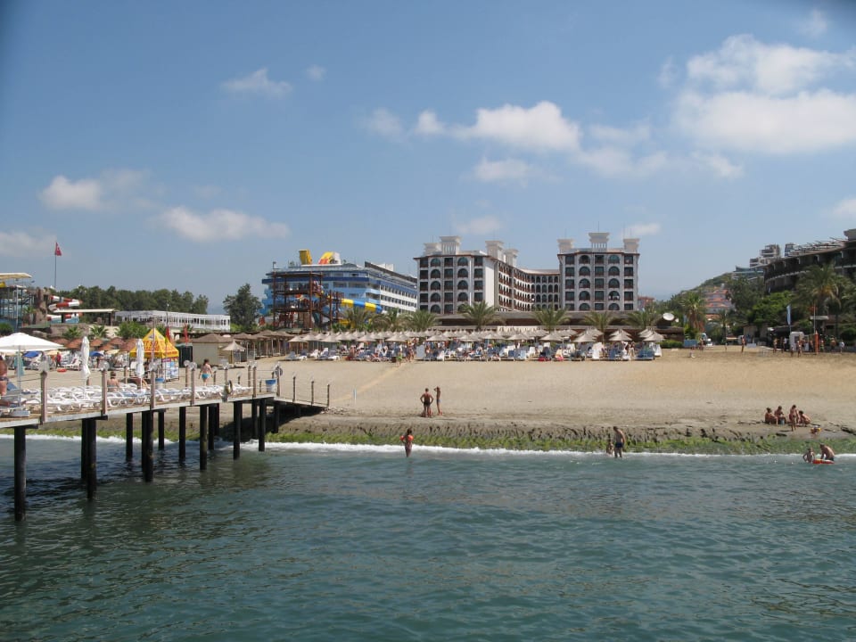Blick vom Steg Quattro Beach Spa & Resort