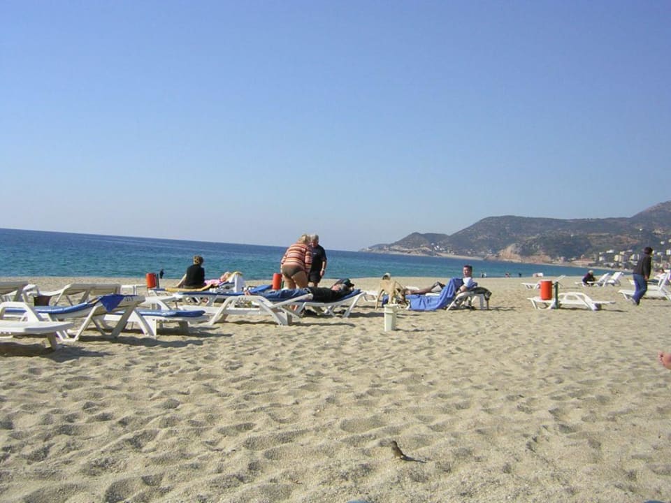 Am Strand von Alanya Gardenia Hotel