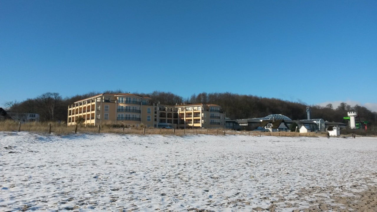 Vom Strand zum Hotel Hotel Gran Belveder