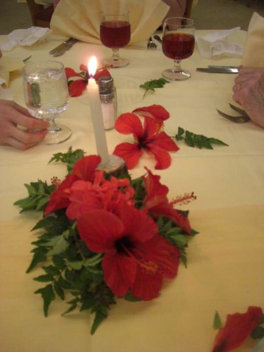 La table au restaurant El Mouradi Club Kantaoui