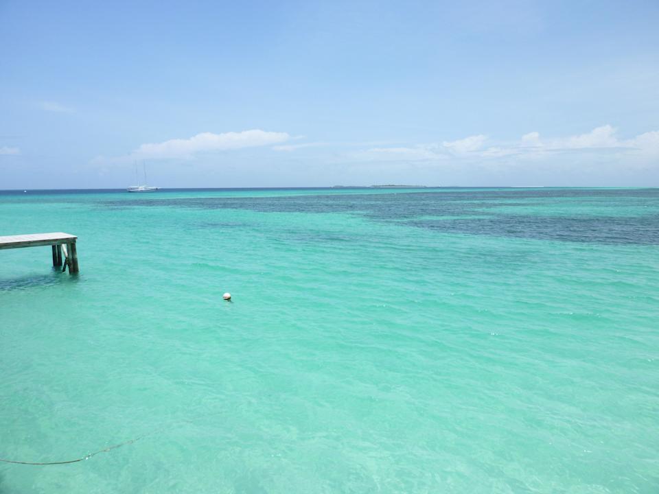 Blick vom Anlegesteg Kuredu Island Resort & Spa