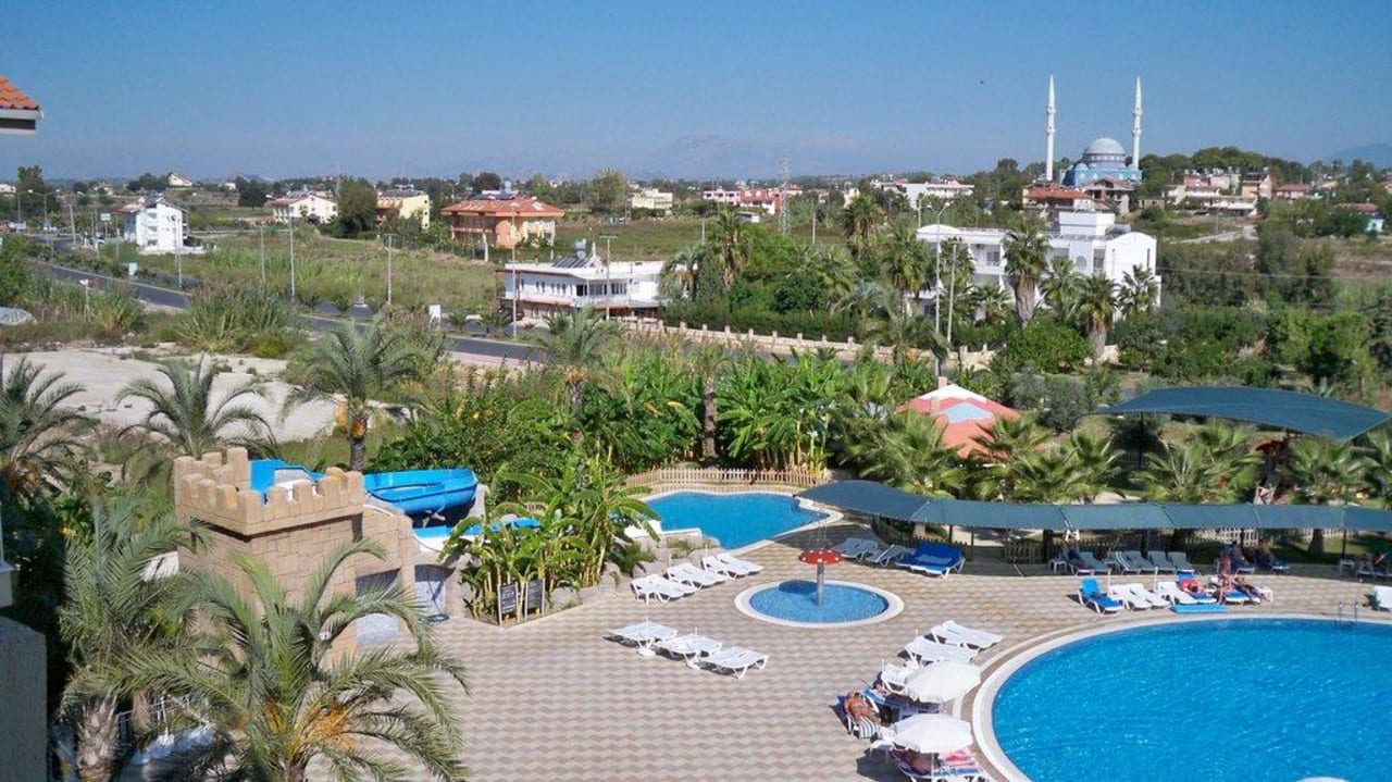 Ausblick vom Balkon FUN&SUN Smart Hane Sun Hotel