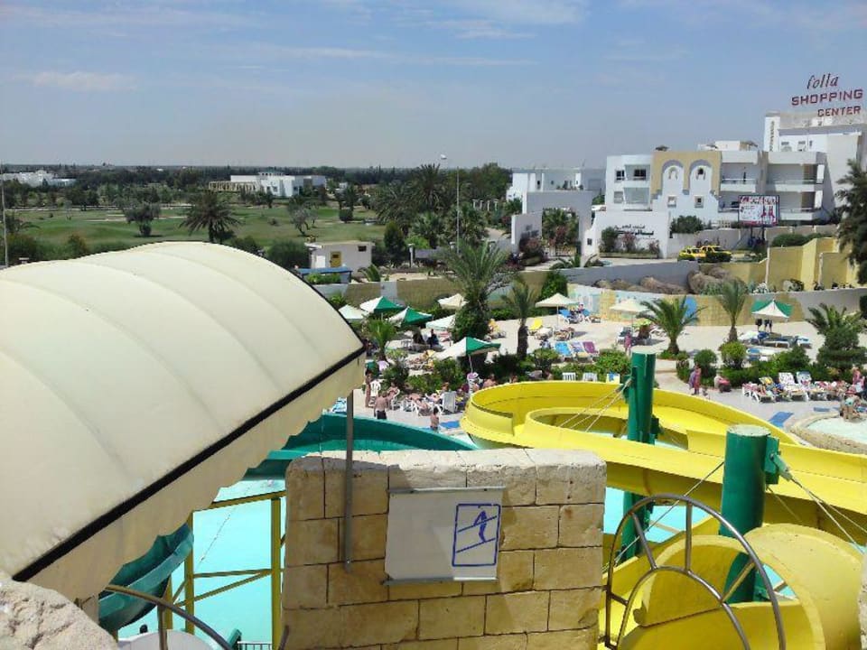 Rutschen und Shopping Center Houda Golf & Beach Club