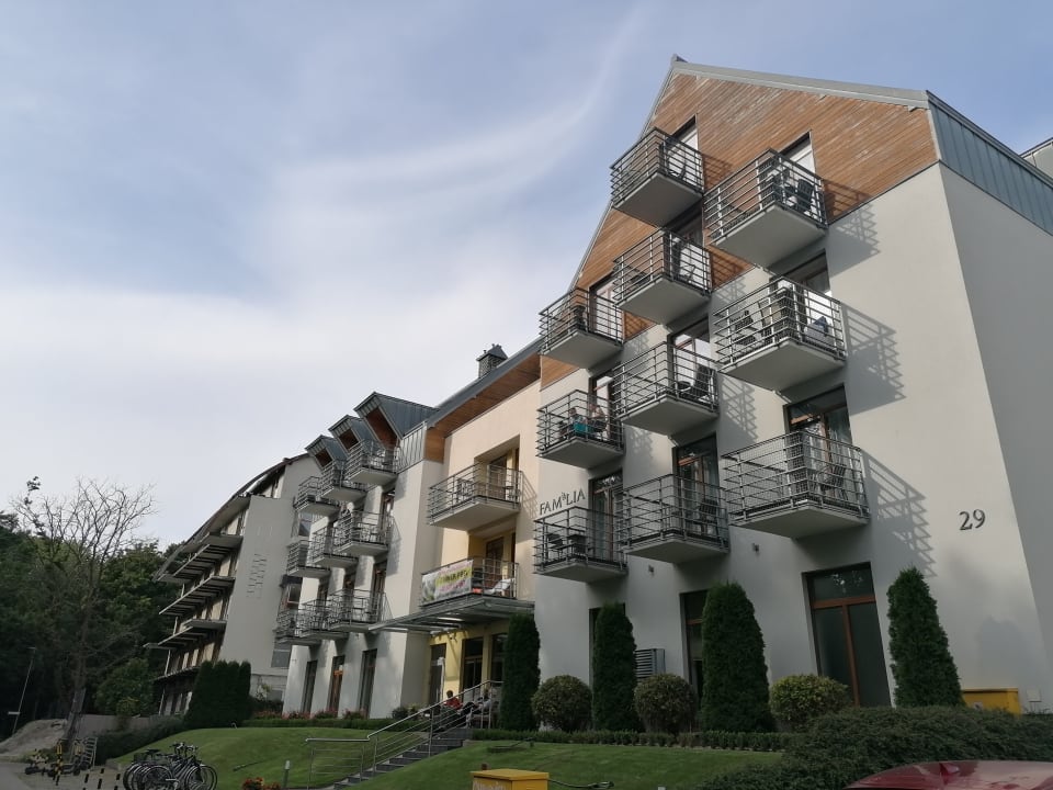 Außenansicht Pension Rezydencja Familia