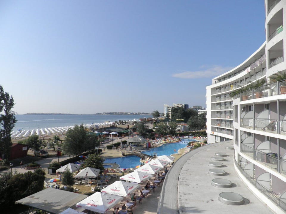 Blick von unseren Balkon Sentido Neptun Beach