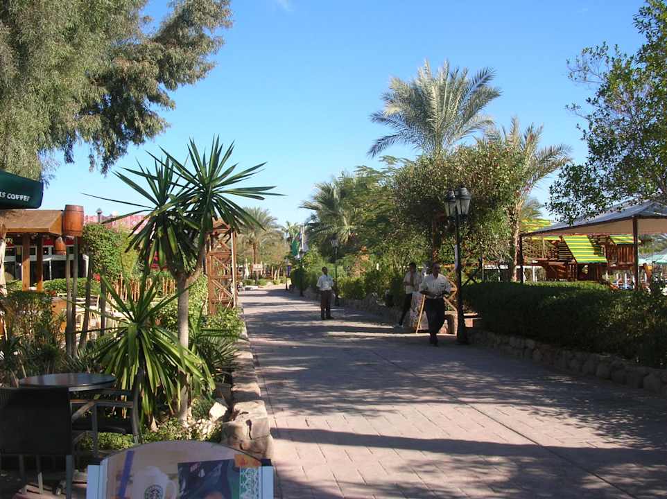 Promenade zwischen Anlage und Strand Ghazala Beach