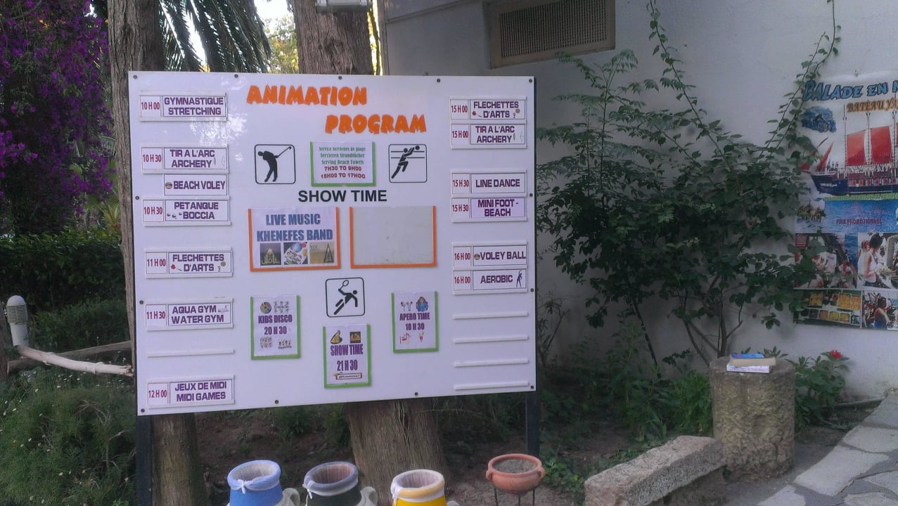 Infotafel The Orangers Beach Resort and Bungalows