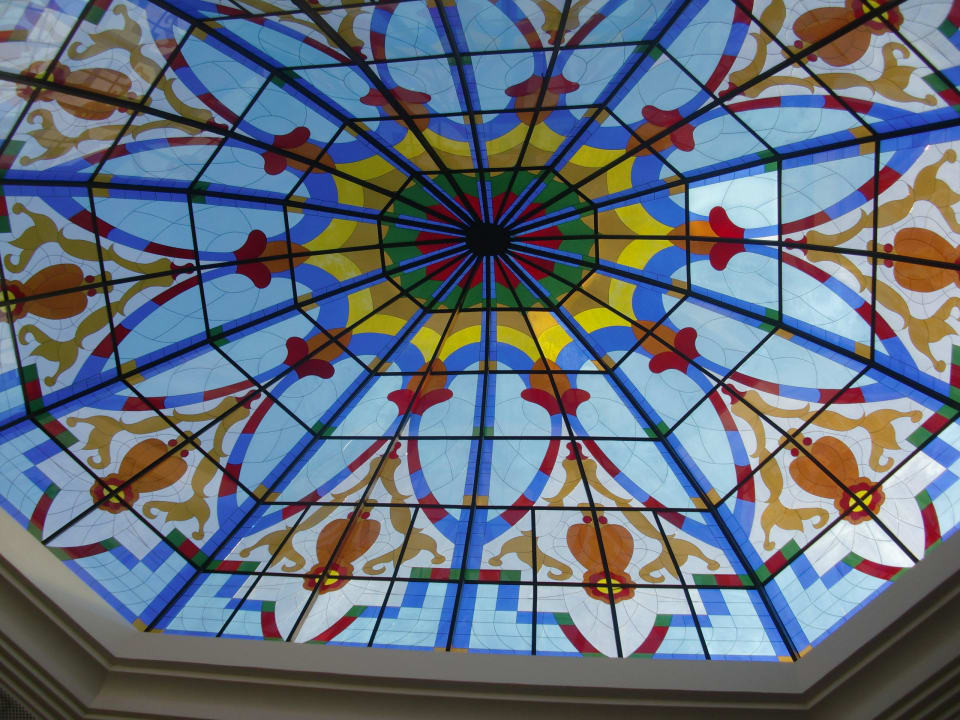 Das Dach der Eingangshalle Wyndham Garden Salalah Mirbat