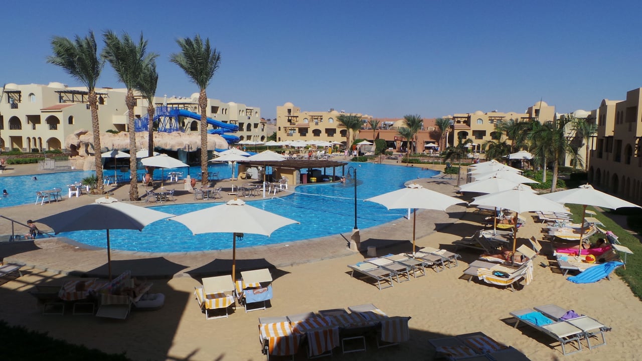 Blick vom Zimmer 1765 Stella Garden Resort & Spa, Makadi Bay