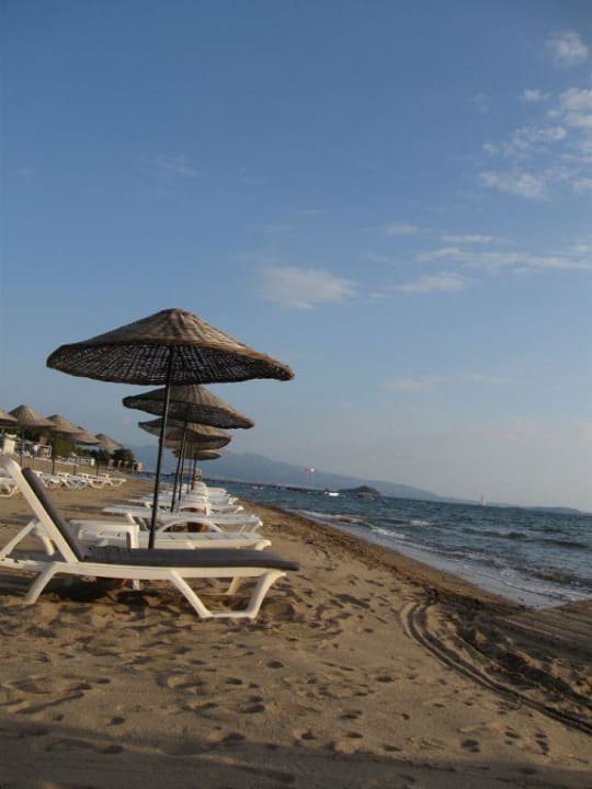 Abendstimmung am Hotelstrand Tiana Beach Resort