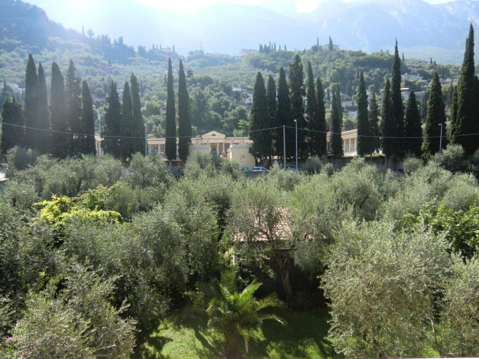 Blick vom Balkon zur Bergseite Diana