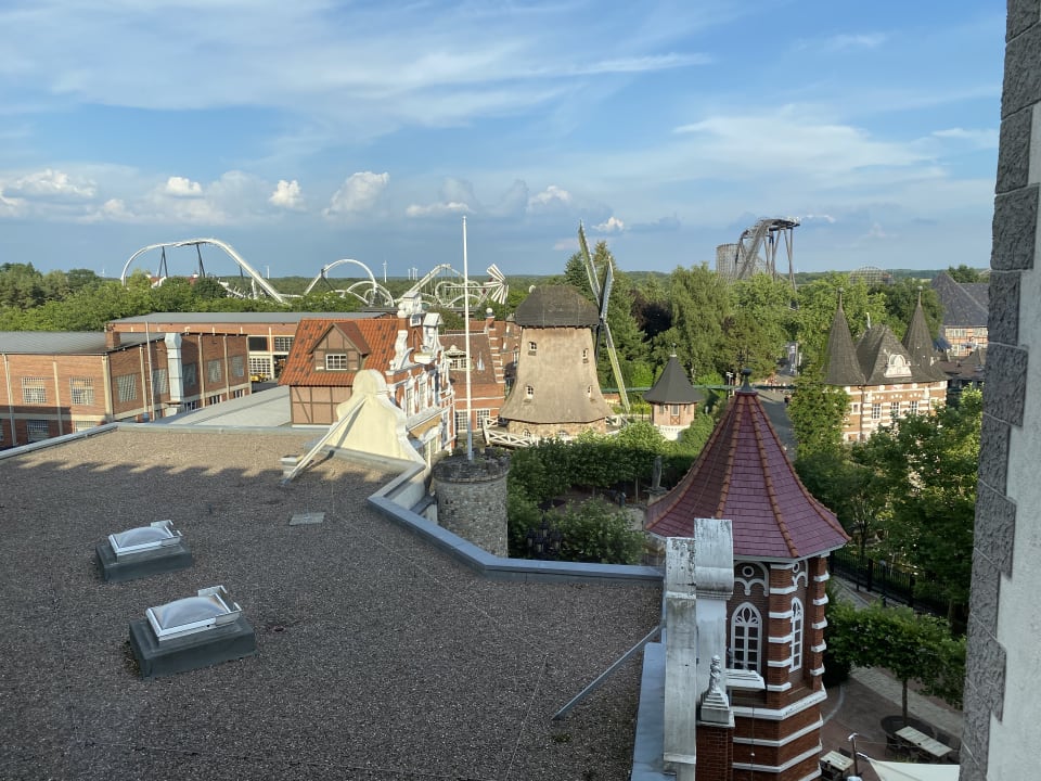 Ausblick Heide Park Abenteuerhotel