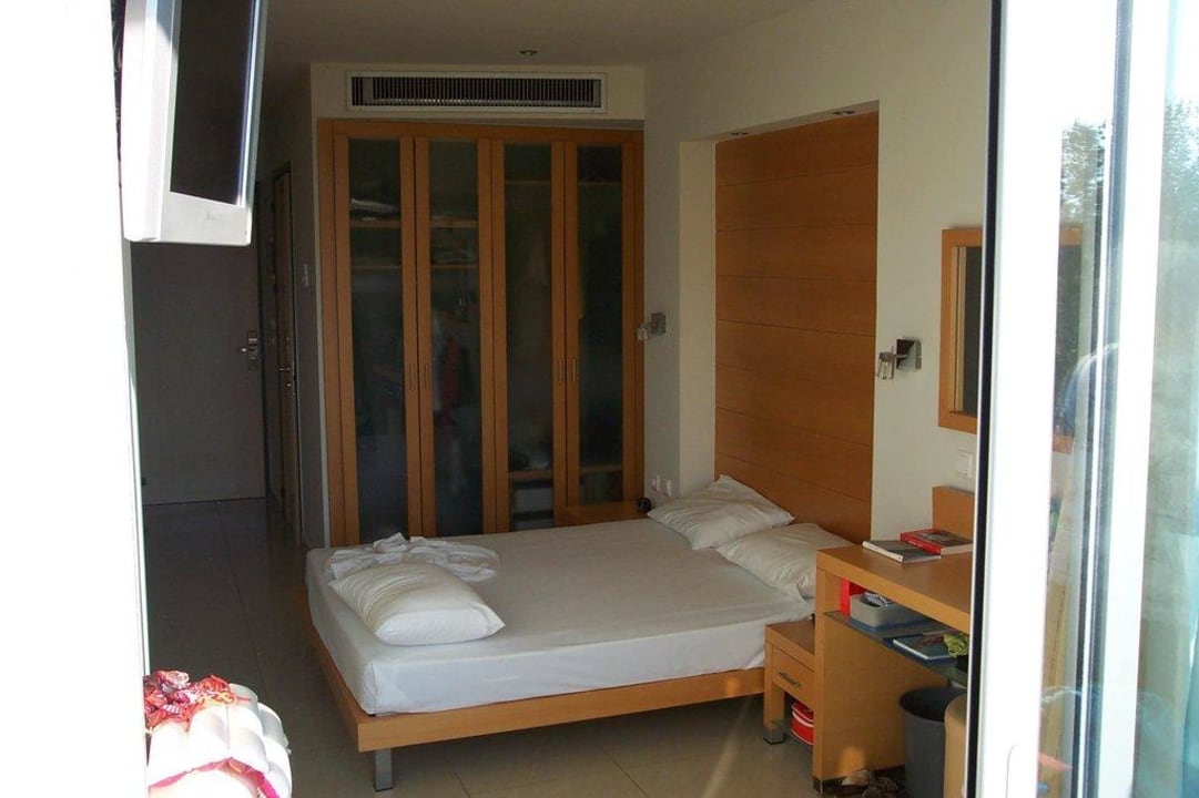 Vom Balkon in das Zimmer Hotel Corissia Princess