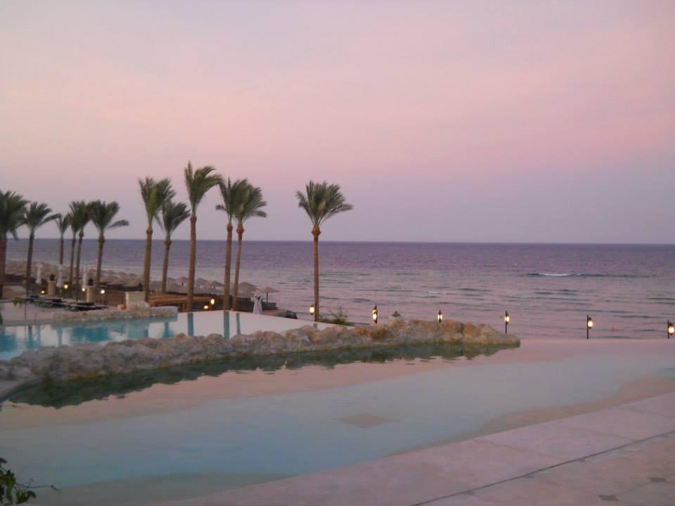 Ausblick aufs Meer bei Sonnenuntergang Makadi Spa - Adults only