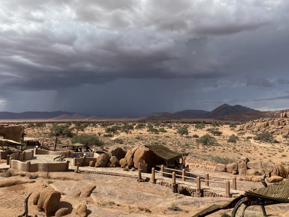 Ausblick Fest Inn Fels Farm-Lodge
