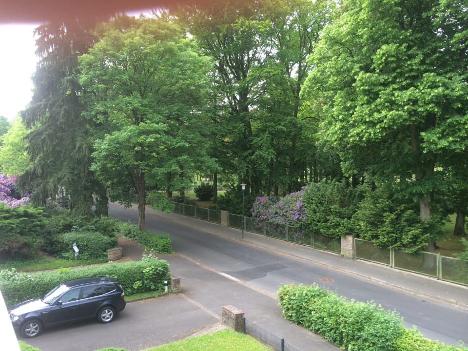 Blick vom Balkon Zimmer 38 Hotel Margarethenhof