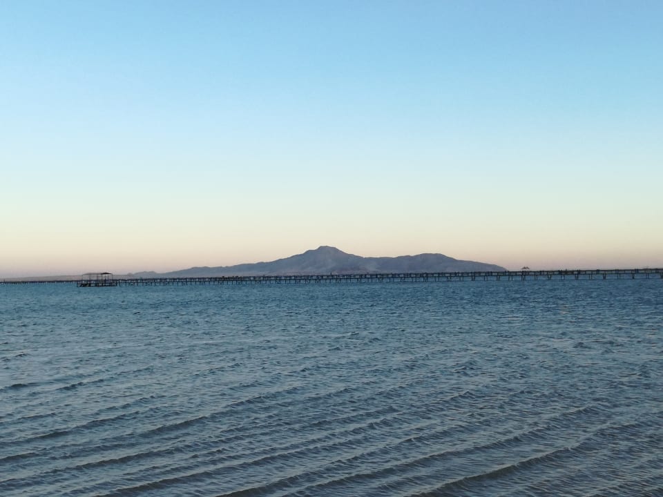 Blick auf die Tiran-Insel Coral Sea Holiday Village
