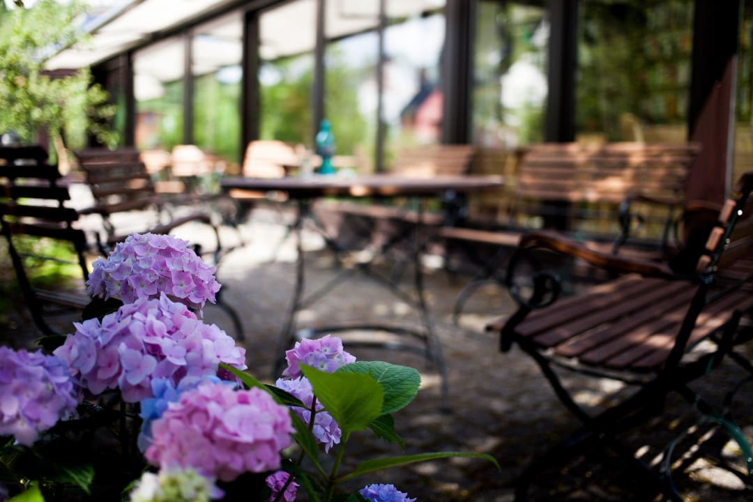 Terrasse Hotel im Auerbachtal