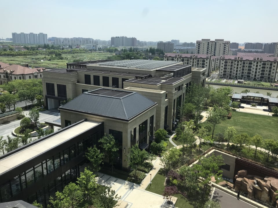 Ausblick Crowne Plaza Shanghai Pujiang