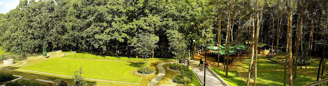 Widok z okna jednego z pokoi Hotel Pan Tadeusz