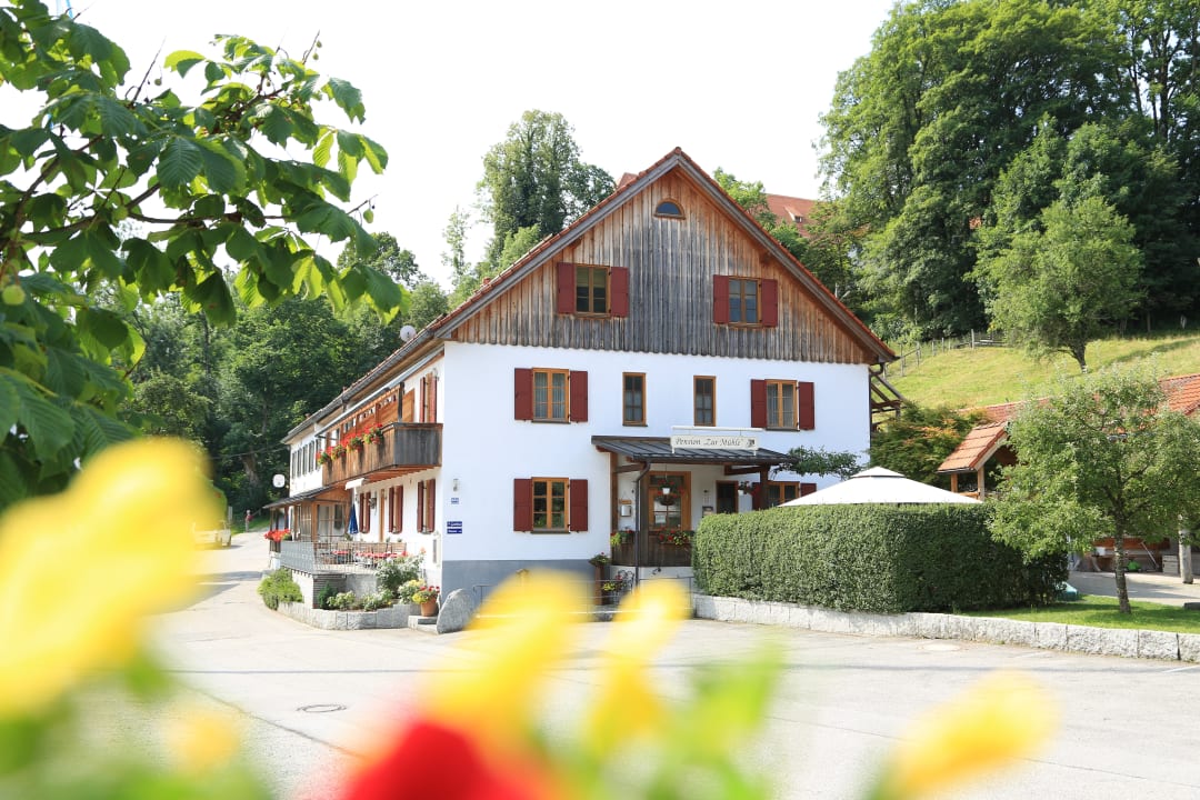 Außenansicht Pension Zur Mühle Beuerberg