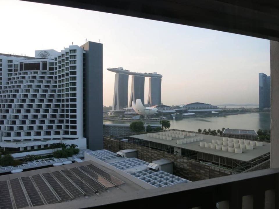 Ausblick vom Zimmer Parkroyal Collection Marina Bay