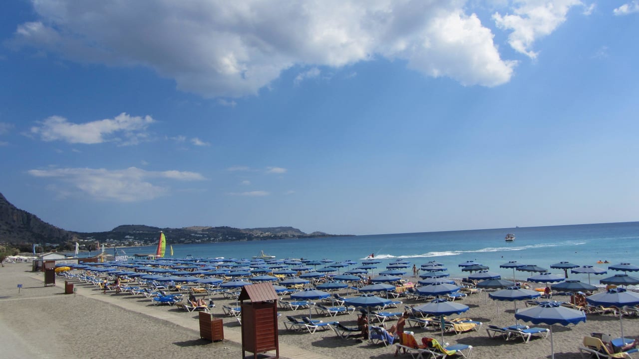 Liegen am Strand Lindos Princess Beach Resort & Spa