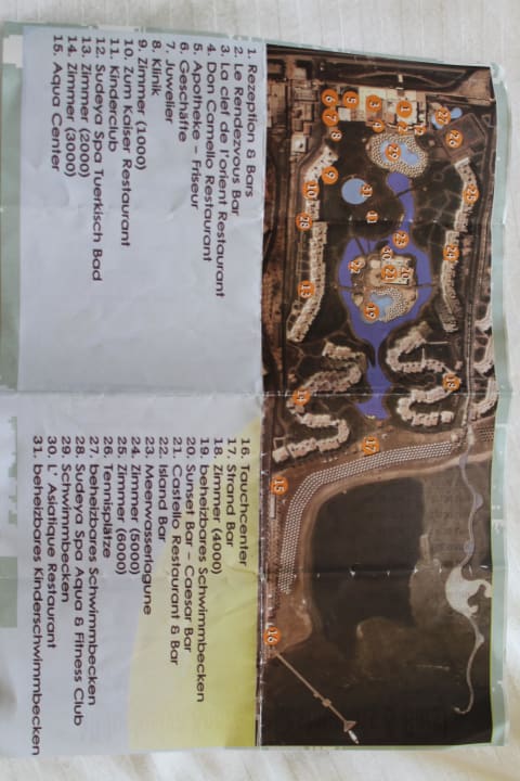 Plan vom Hotel Pickalbatros Dana Beach Resort - Hurghada