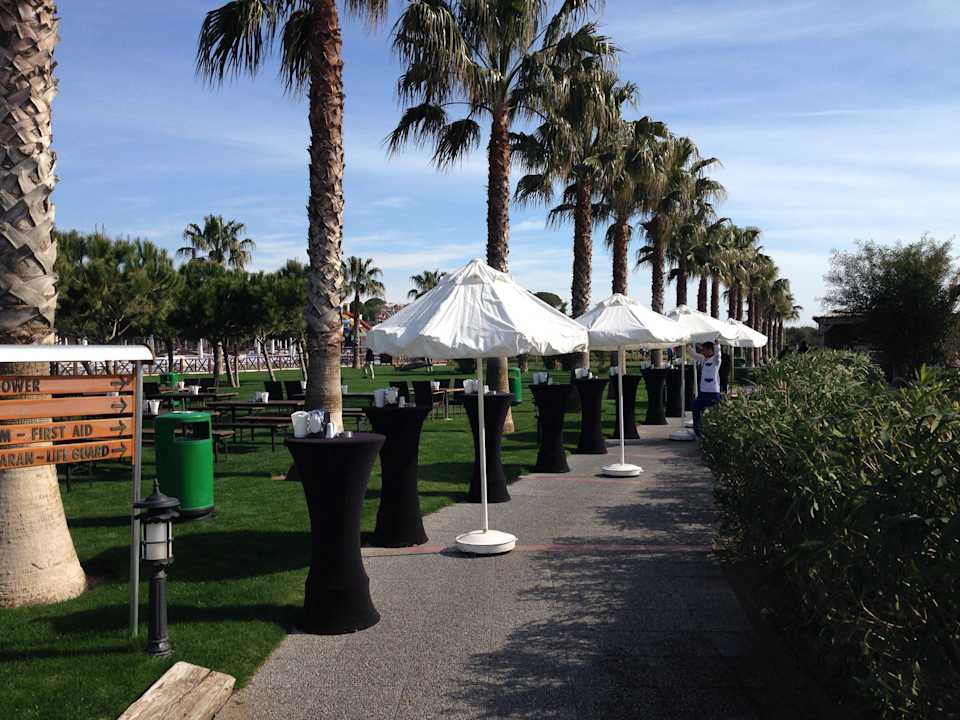 BBQ in der Gartenanlage 07.02.14 Voyage Belek Golf & Spa