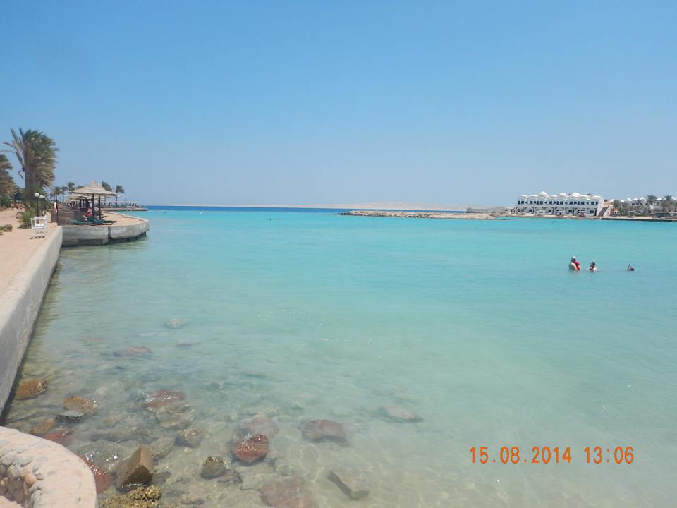 Blick zur Marina und dem Nachbarhotel Arabella Arabia Azur Resort