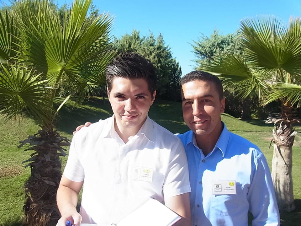 Deutschsprachige Kundenbetreuer echt nett und hilfreich Saturn Palace Resort Hotel