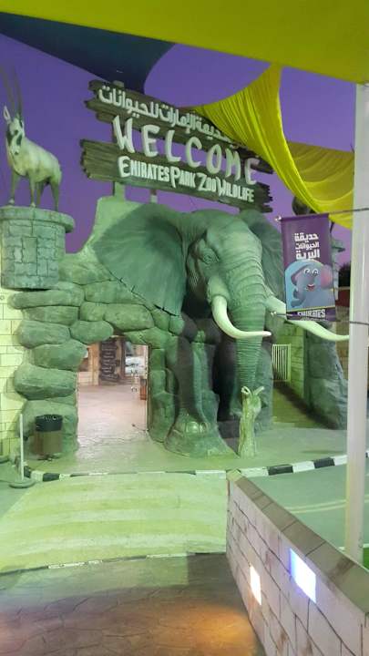 Elephant Feeding Area  Hotel Emirates Park Resort