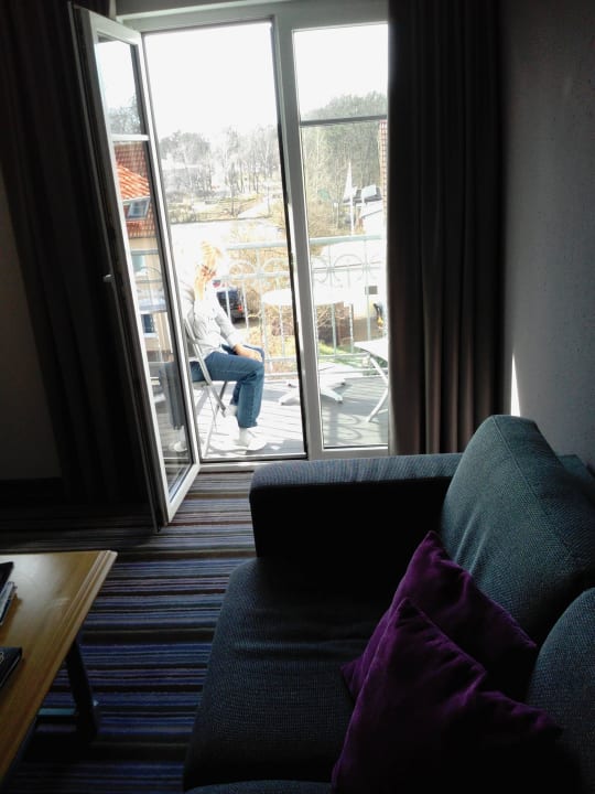 Blick auf den Balkon Hotel Residenz Waldkrone Kühlungsborn