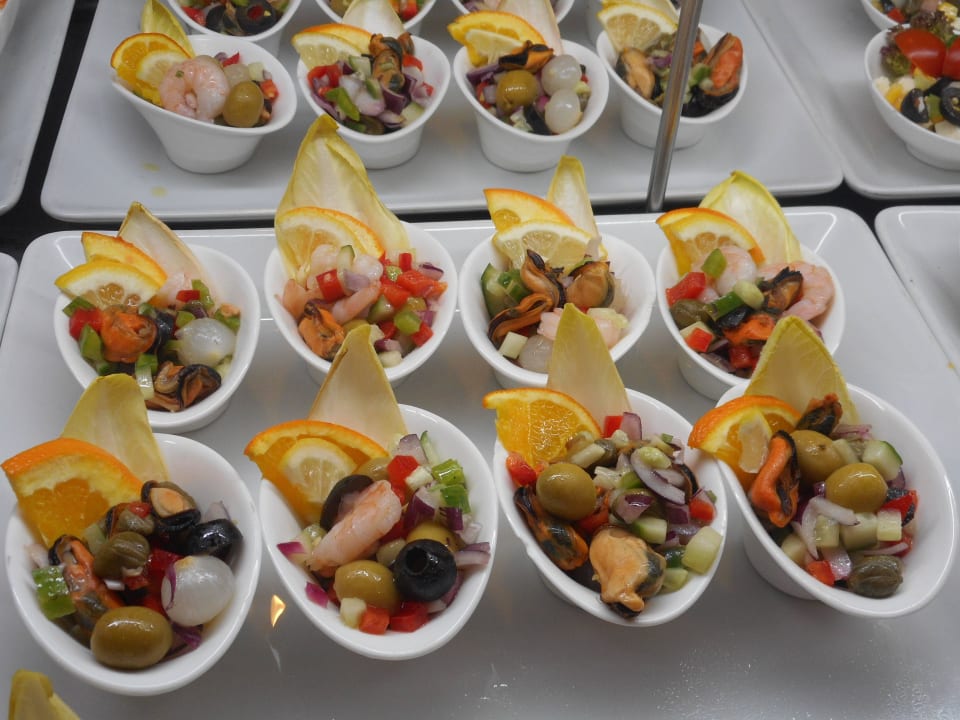 Vorspeisenbuffet Hotel Riu Palace Tres Islas