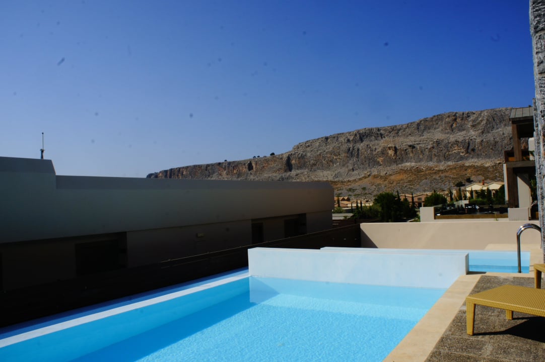 Blick von zimmer 213 Aquagrand Artistic Luxury Beach Resort - Adults only