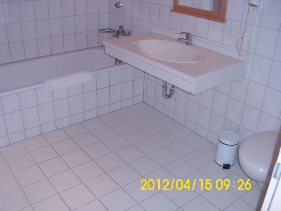 Unser Badezimmer Nr. 26 Hotel Waldidyll