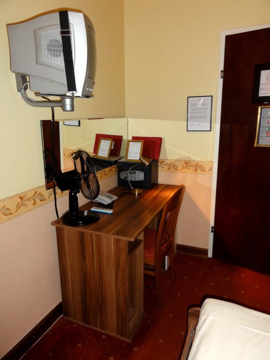 Blick in mein Einzelzimmer Hotel Resonanz Vienna