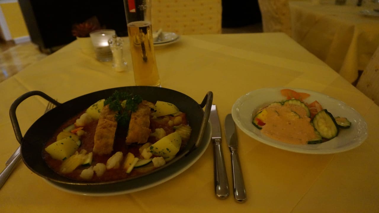 Ein Abendessen im Kaiserhof-Restaurant Hapimag Resort Bad Gastein