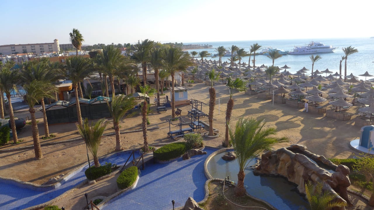 Aus dem T- Block/ Zimmerausblick Giftun Azur Resort