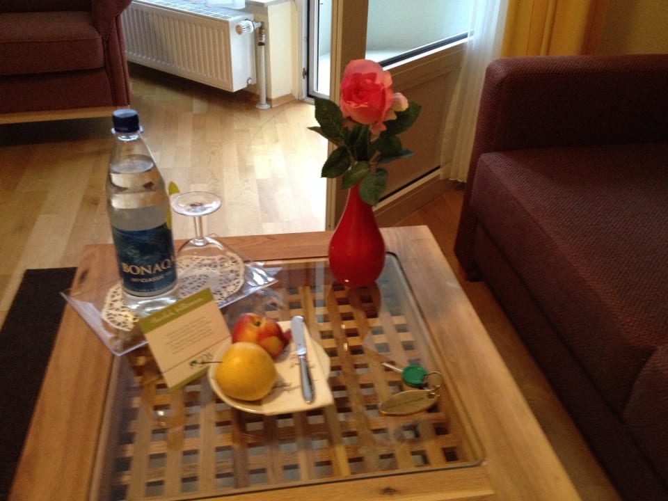 Begrüßungstisch Hotel GDA Hildastift am Kurpark