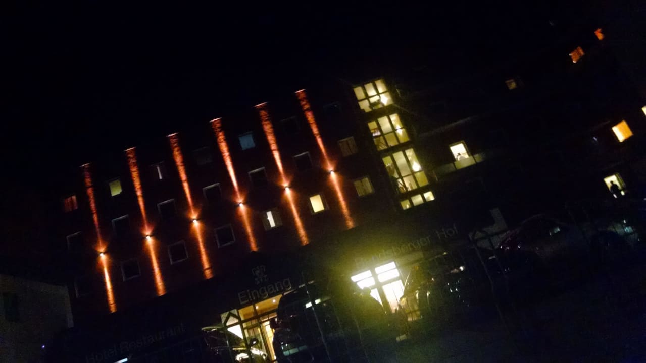 Außenansicht bei Nacht Hotel Randsbergerhof