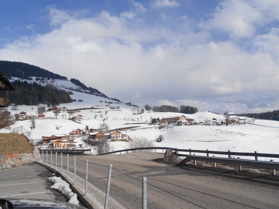 Aussicht vom hauseigenen Parkplatz Gasthof Neuwirt